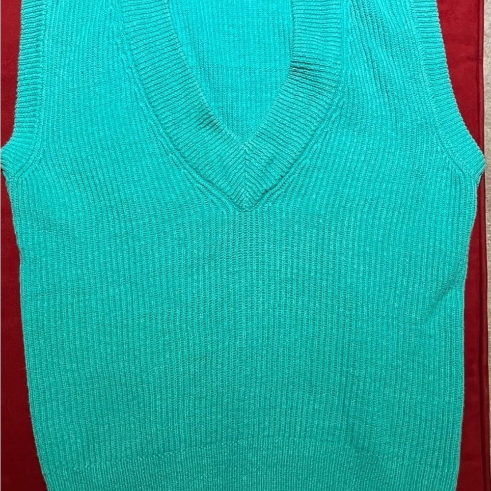Turquoise Sweater Vest